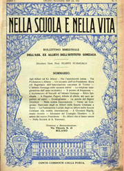 Il primo numero del notiziario della Associazione, uscito nel mese di ottobre 1927