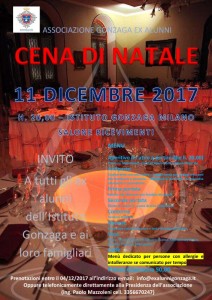 Cena di Natale dell'Associazione ex Alunni